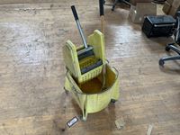  Rubber Maid  Mop and Wheeled Bucket