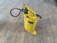    Antique Hand Pump Oil Canister