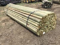    (150) 2-3 In. x 14 Ft Treated Blunt Poles