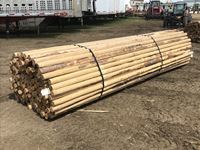    (140) 3 1/2 In. Misc Lengths Peeled Posts