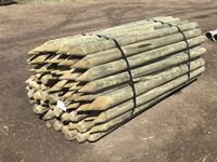    (70) 4-5 In. x 8 Ft Treated Posts