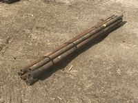    (12) 2 3/8 In. x 8 Ft Steel Fence Posts