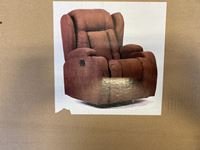    Brown Folding Recliner Chair