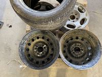    (2) Good Year Assurance Tires, (6) Rims