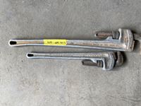    (2) Pipe Wrenches
