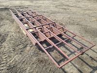   (8) Misc Square Tubing Fence Panels