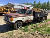 1991 Ford F350 2WD Dually Deck Truck