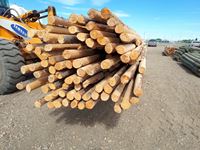    (140) 3 1/2 In. x 12, 14 and 15 ft Blunt Poles
