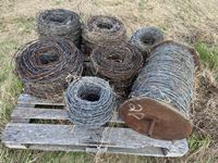   Pallet of Used Barbed Wire