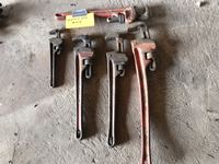    (5) Assorted Pipe Wrenches