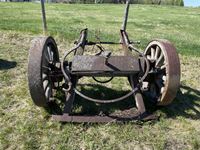    Wooden Wheel Front Wagon Axle