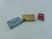    (3) Antique Cigarette Tins