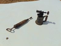    Antique Blow Torch, Grease Gun