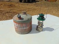    Gas Can, Kerosene Lamp