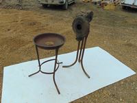    Antique Forge Blower & Coal Tray