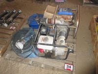    (2) 3" Water Pumps & Hose