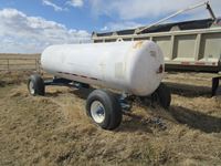    Older Anhydrous Tank on Wagon