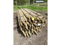    (70) 4-5 In. X 8 Ft Treated Posts