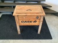    Case IH Wooden Stand w/Insulated Cooler