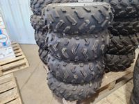    (4) Dunlop 25x8-12 ATV Tires on Rims