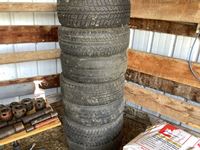    (7) Various Sized Used Car Tires