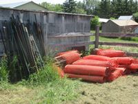   (12±) Rolls of Snow Fence & Qty of Steel Posts