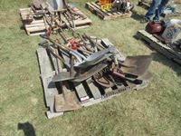    Pallet of Shovels, Rakes, Spades, Hay Fork