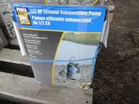    Powerfist 3/4 HP Submersible Pump