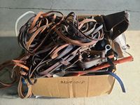   Box of Miscellaneous Horse Tack