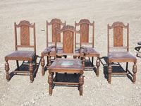    (5) Wooden Kitchen Dining Chairs