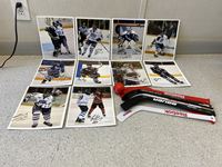    (10) "Flyers" Portraits, Kids Hockey Sticks & Soft Ball