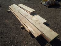    (2) 3 in x 12 ft Planks, (3) Live Edge Planks & (3) Cut Off Planks