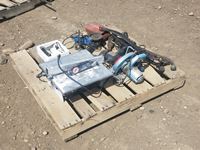    Pallet with Wet Saw & Assorted Electric Tools