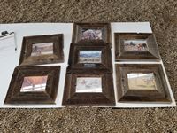    (7) Barn Wood "Western" Picture Frames
