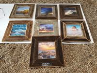    (7) Barn Wood "Nature" Picture Frames