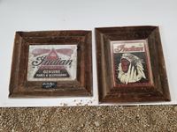    (2) Barn Wood "Indian Head" Picture Frames