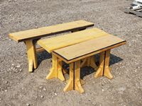    (3) Small Wooden Benches