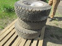    (3) B.F. Goodrich 265/75R16 Tires with Rims