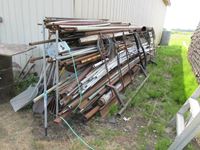 Metal Rack with Contents
