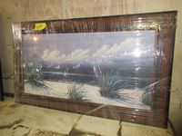 Framed Sea Scape Painting