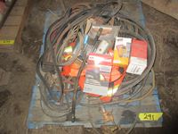 Pallet of Rope, Hoses, Lights & Filters