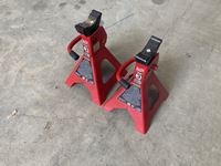    (2) Big Red 3 Ton Jack Stands