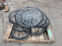    Pallet of (3) 20 Inch and (6) 28 Inch Bicycle Wheels