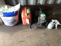    Floor Dry, 10l Jerry Can, Electric Air Pump and Paint Sprayer