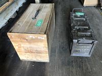    Ammo Box and Wooden Box