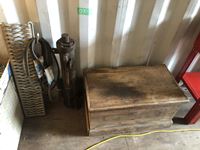    Miscellaneous Belts, Grated Step, Hydraulic Cylinder and Wooden Box