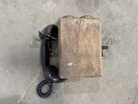    Antique Wooden Wall Mount Phone