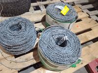    (3) Rolls of High Tensile Galvanized Barbed Wire