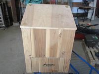    Wooden Vegetable Storage Bin