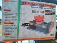    40 Inch Excavator Brush Flail Mower